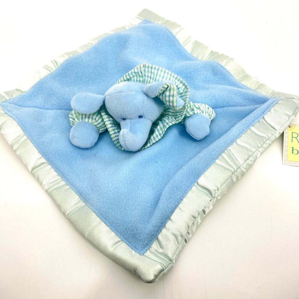 Baby Russ Elephant Comfy Cuddlers Lovey Security Blanket NEW